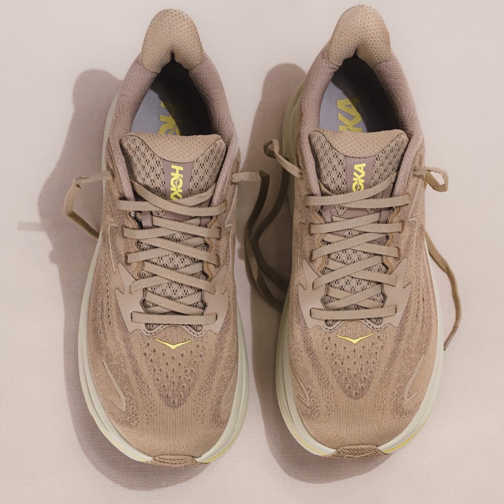 Hoka Clifton 10 Sneakers Raw Linen Stone - Picture 3 of 13